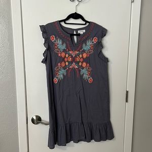 THML Embroidered Dress
